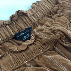 American Eagle Outfitters Striped Paper Bag Pants